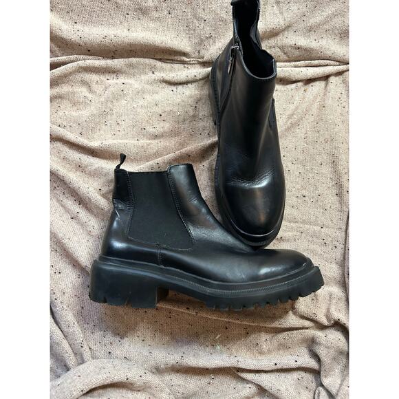 Blondi Chelsea Boot 10 Black Goth Punk Classic Waterproof - Picture 1 of 8